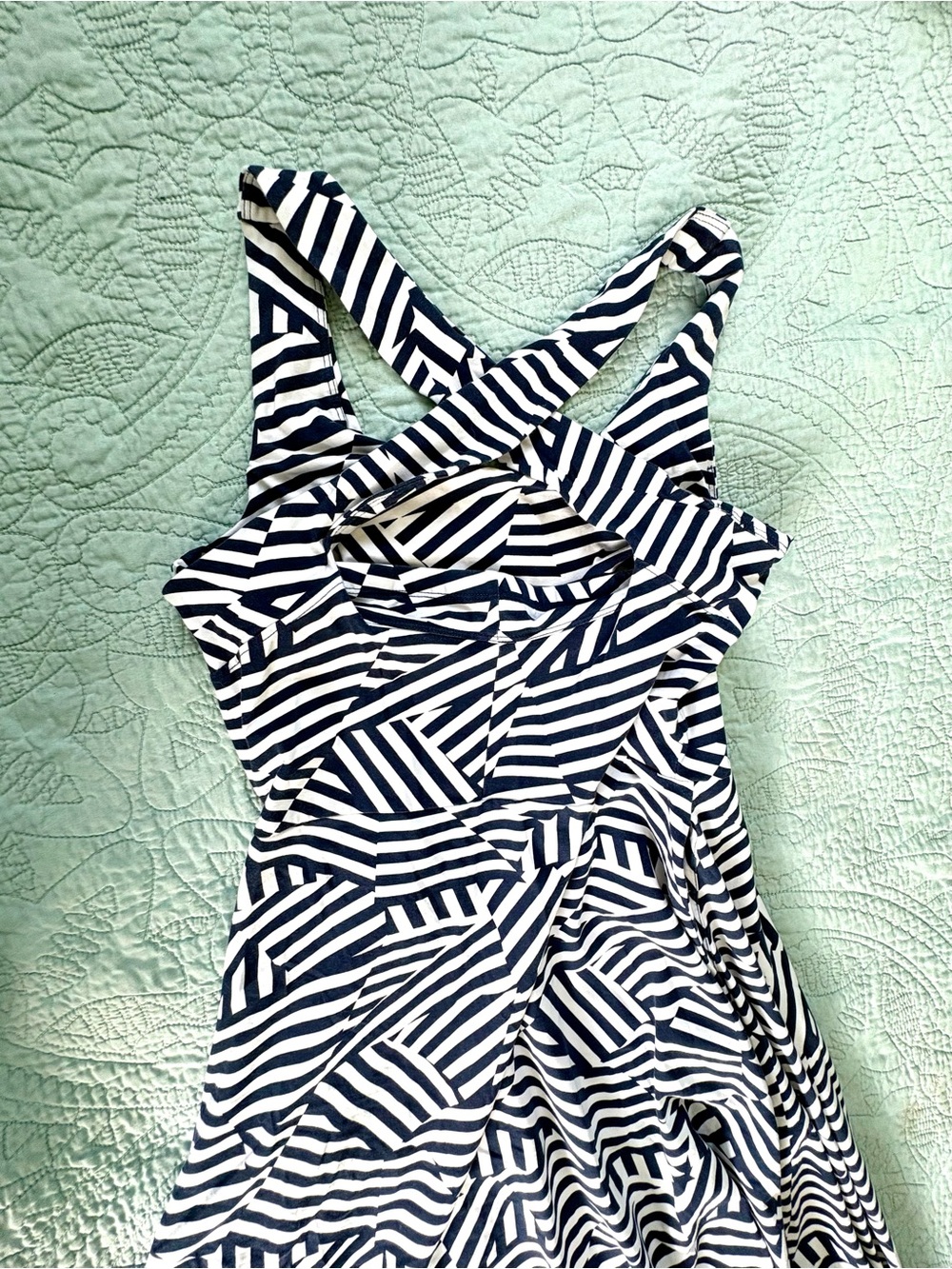 Pact Black and White Geometric Maxi Dress - Picture 3 of 4